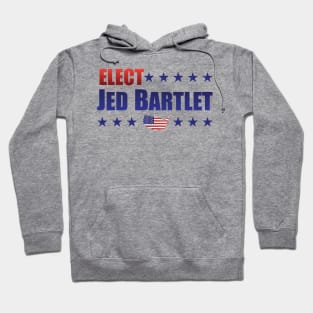 Elect Jed Bartlet for President, Stars USA Hoodie